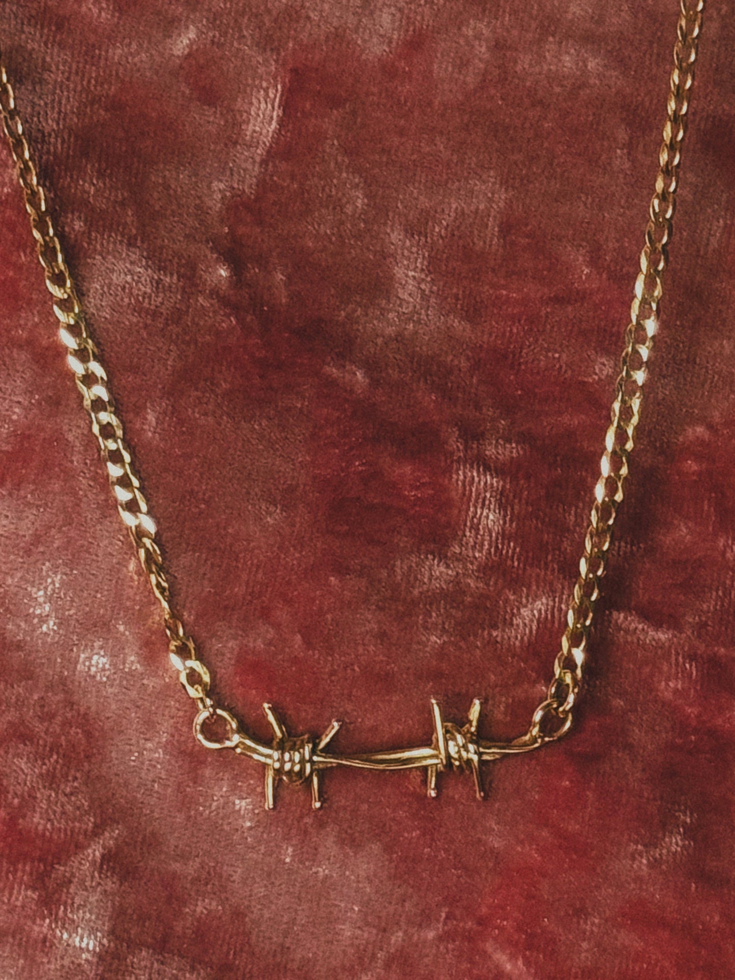 Barbed Wire Necklace