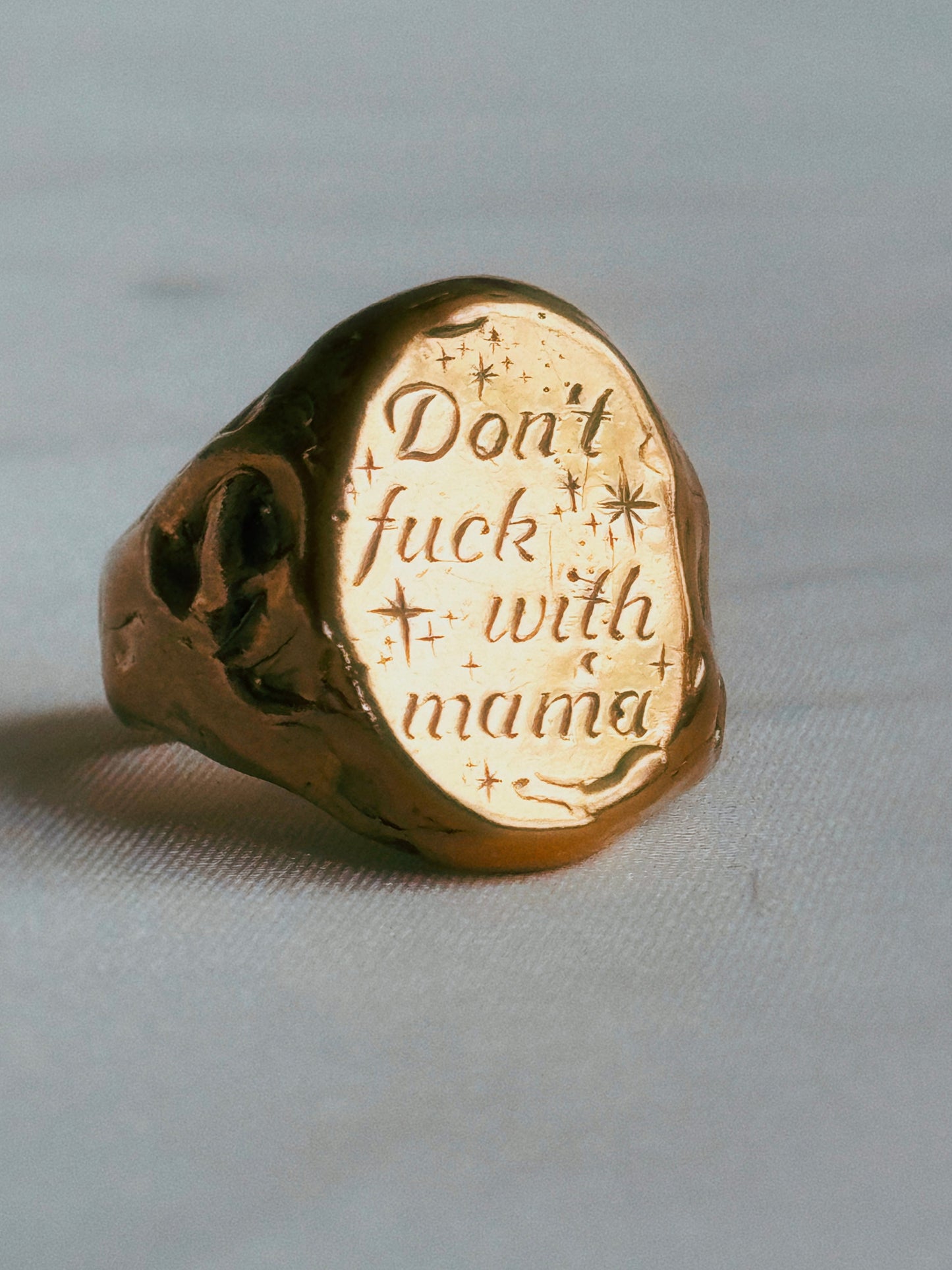 Don't F*ck with Mama' Signet Ring