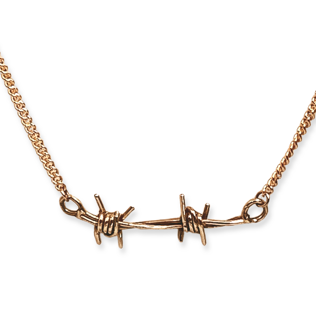 Barbed Wire Necklace